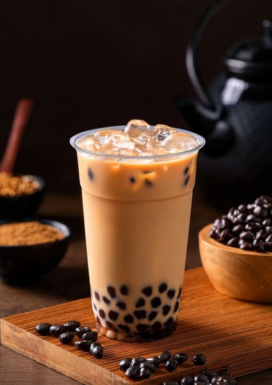 Brown Sugar Milk Tea (黑糖奶茶)